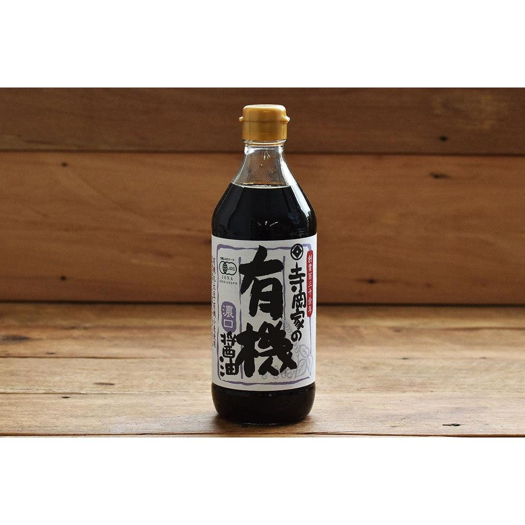 Organic Japanese Dark Soy Sauce 500ml – Rich Umami Teraoka