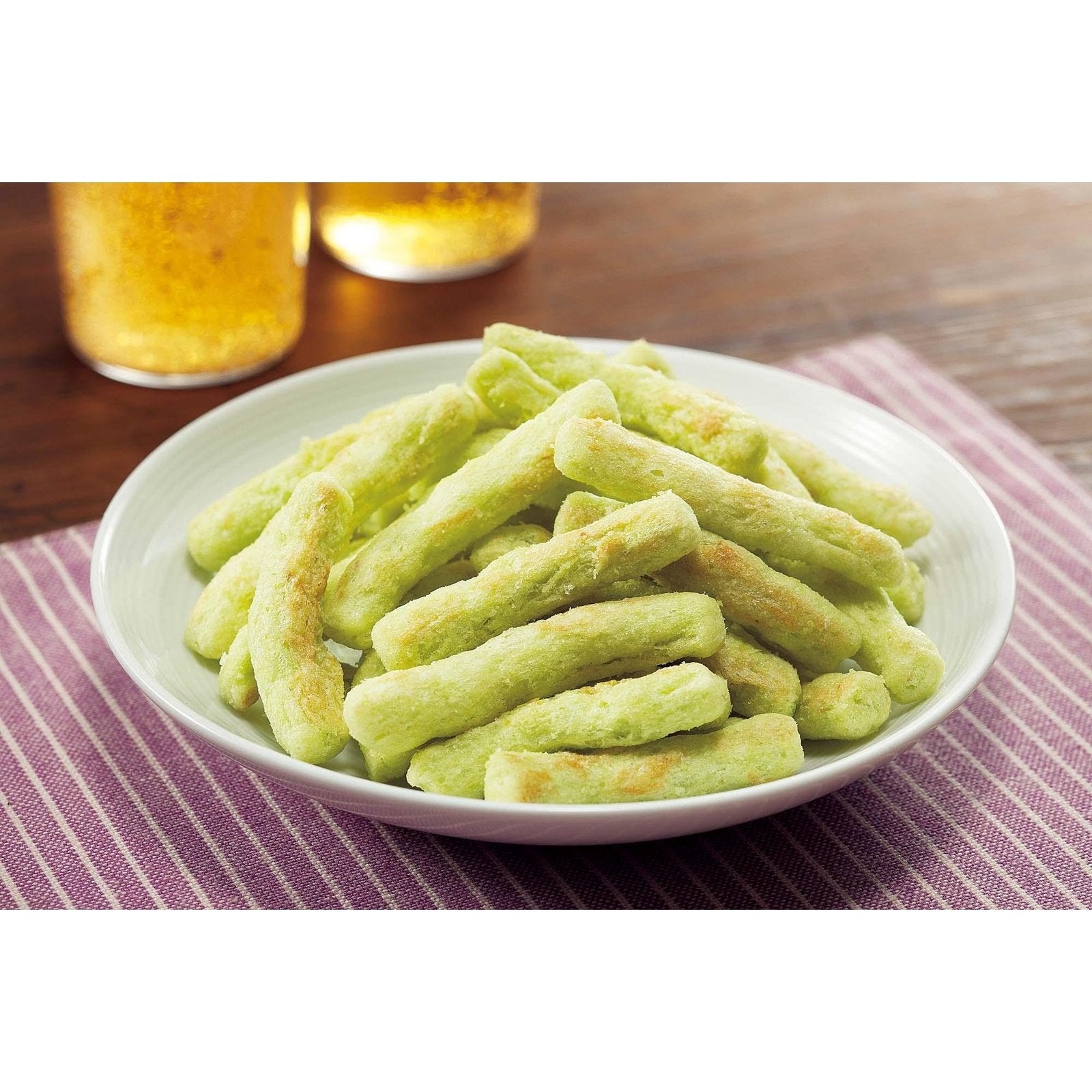 Tohato Beano Fire Roasted Green Pea Chips 12‑Pack Premium Japanese Snack