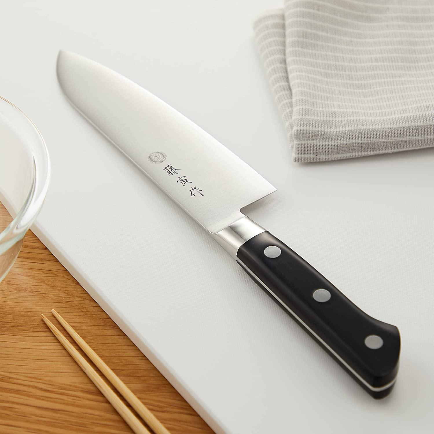 Premium Tojiro Fujitora DP Cobalt 170mm Santoku Kitchen Knife