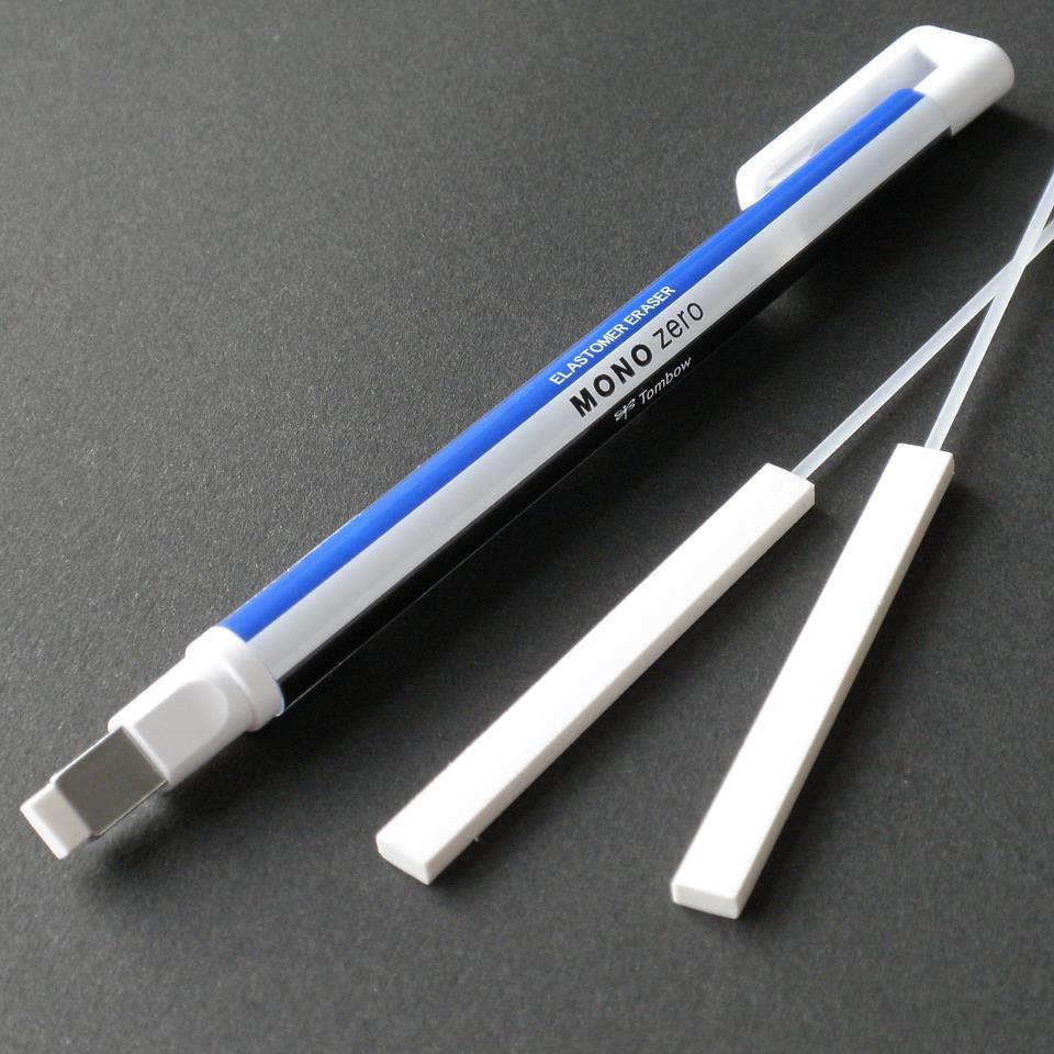 Tombow Mono Zero Refillable Slim Square Eraser Holder