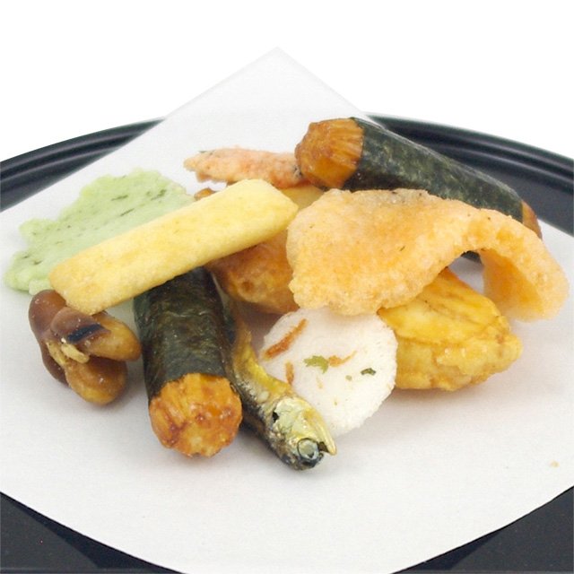 Toyosu Arare Japanese Rice Cracker Assortment 9 Types 80g x3