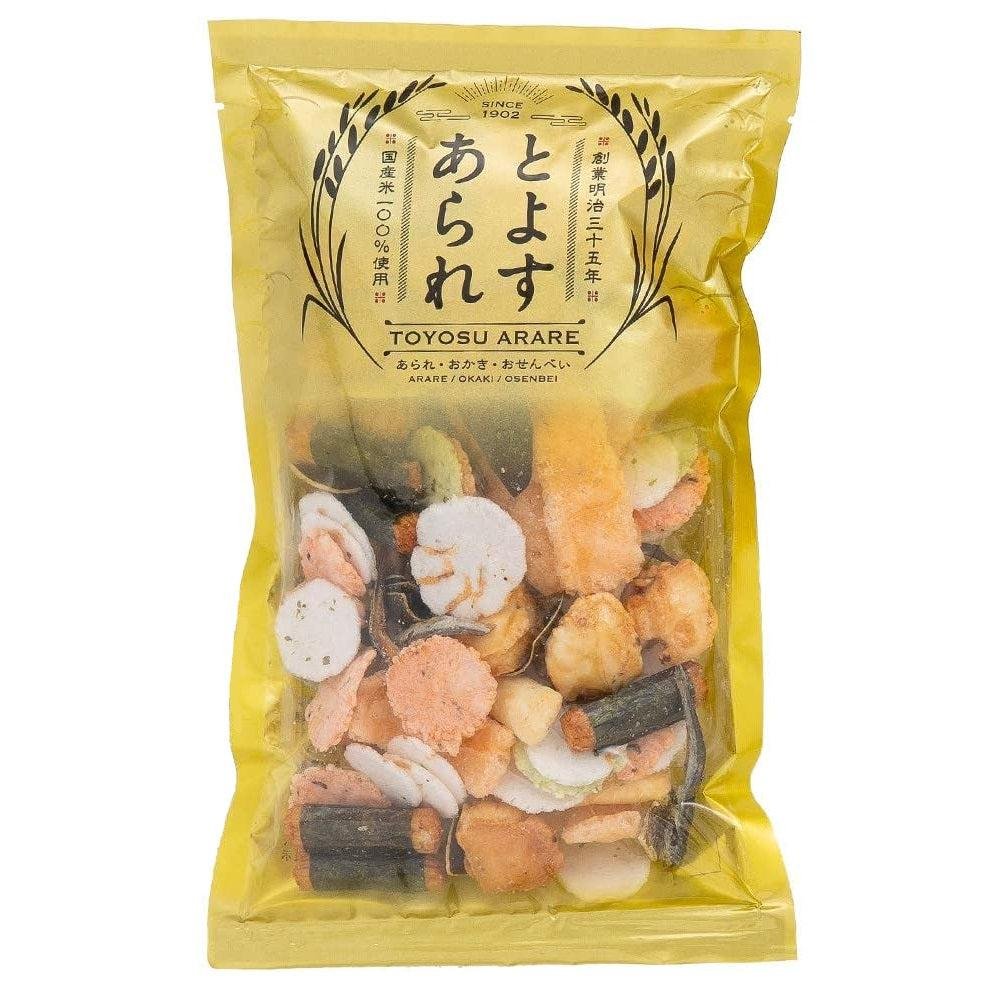 Toyosu Arare Japanese Rice Cracker Assortment 9 Types 80g x3