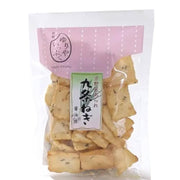 Traditional Kujo Green Onion Senbei Rice Crackers – 58g Pack