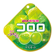 UHA Mikakuto Kororo White Muscat Grape Gummies 48g Candy