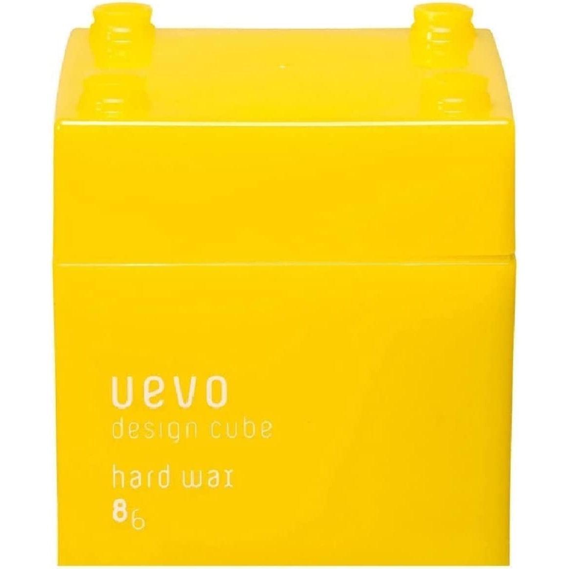 Uevo Design Cube Hard Hair Wax 80g Japanese Salon-Grade Styling