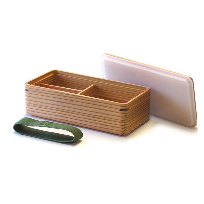 Umezawa Ancient Sugi Cedar Handmade Wooden Bento Lunch Box