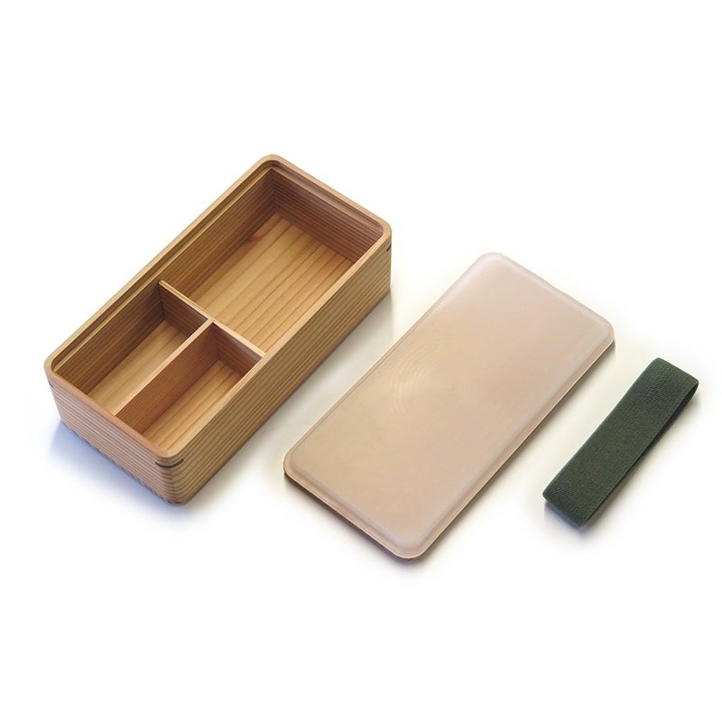 Umezawa Ancient Sugi Cedar Handmade Wooden Bento Lunch Box