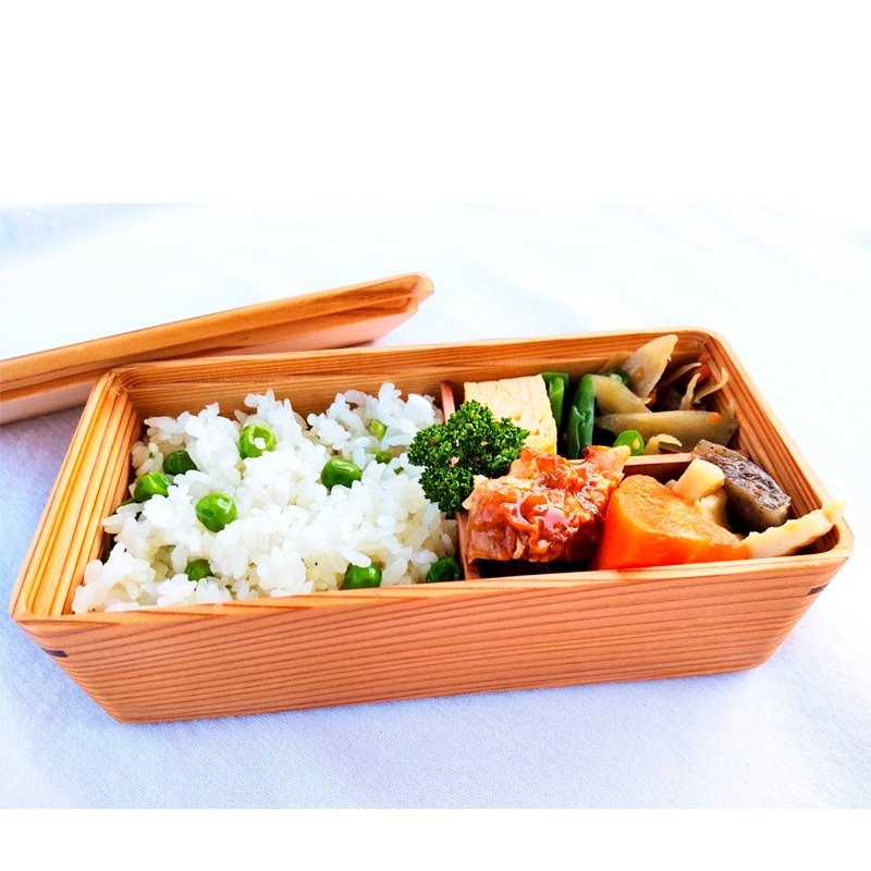 Umezawa Ancient Sugi Cedar Handmade Wooden Bento Lunch Box