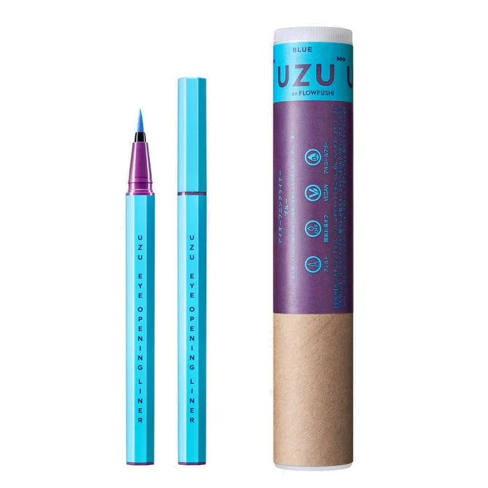 Uzu FlowFushi Precise Brush Liquid Eyeliner – 13 Vibrant Shades