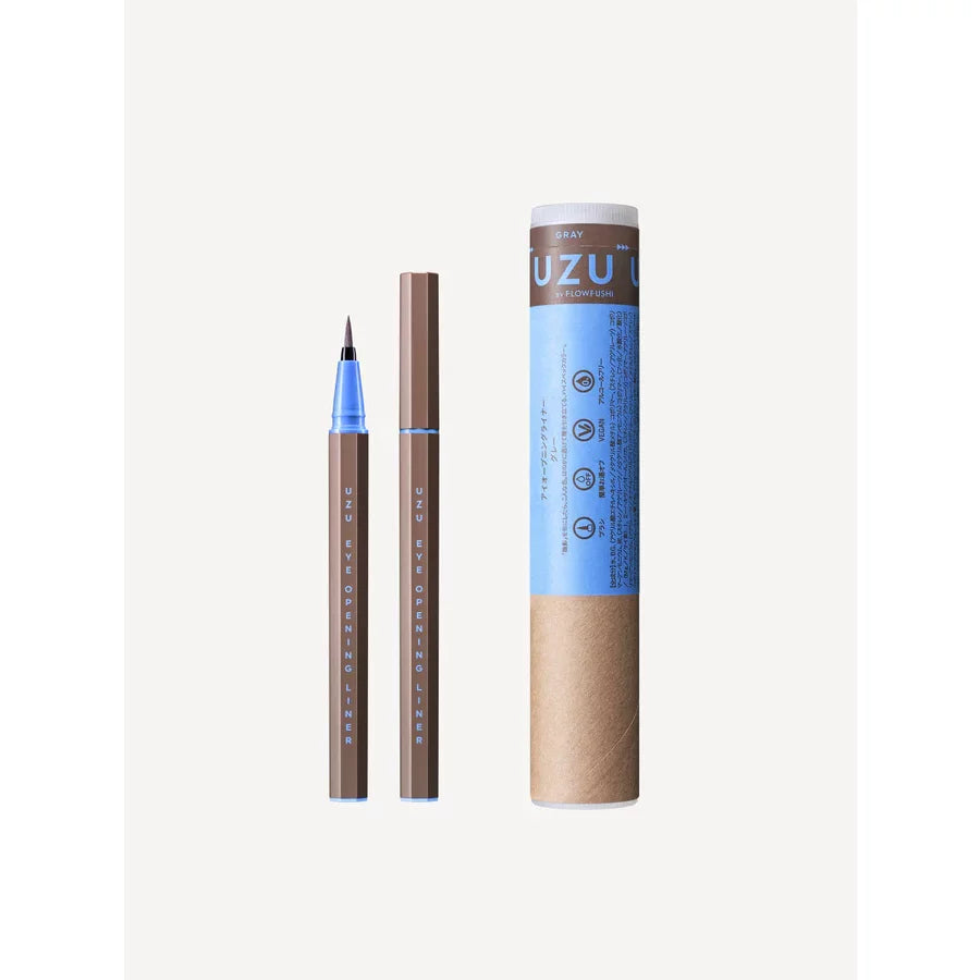 Uzu FlowFushi Precise Brush Liquid Eyeliner – 13 Vibrant Shades