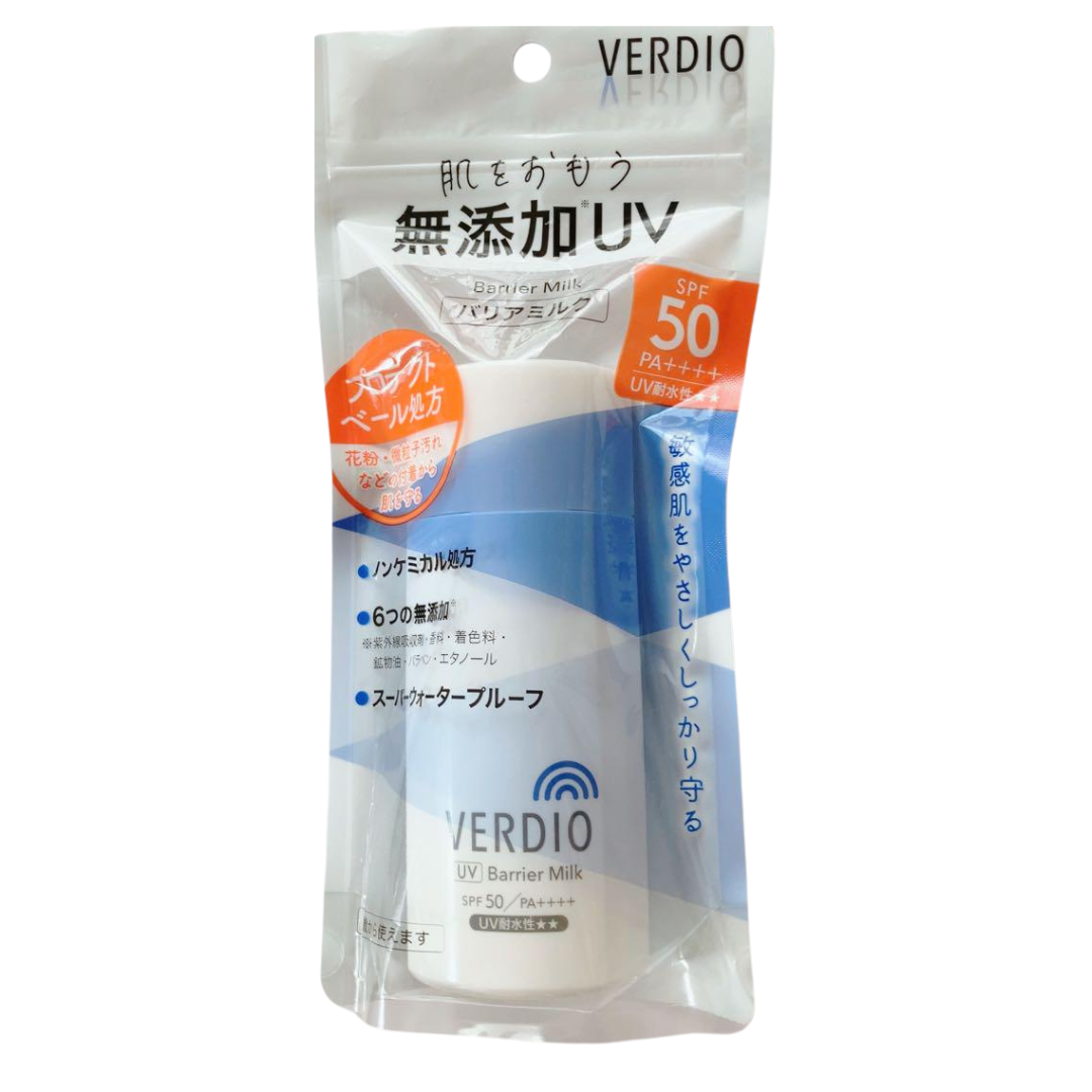 Verdio UV Barrier Milk Cica Sunscreen SPF 50 Sensitive Skin