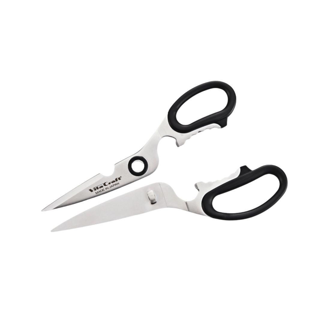 Vita Craft Stainless Steel Kitchen Scissors 20.5cm with Bottle Opener