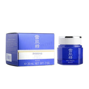 Kose Sekkisei Eye Cream N - Close up of the product jar with a focus on its brightening and hydrating benefits for the eye area.