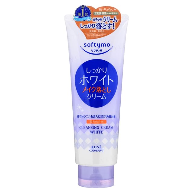 Kose Softymo Cleansing Cream White - Melts away makeup for brighter, smoother skin.