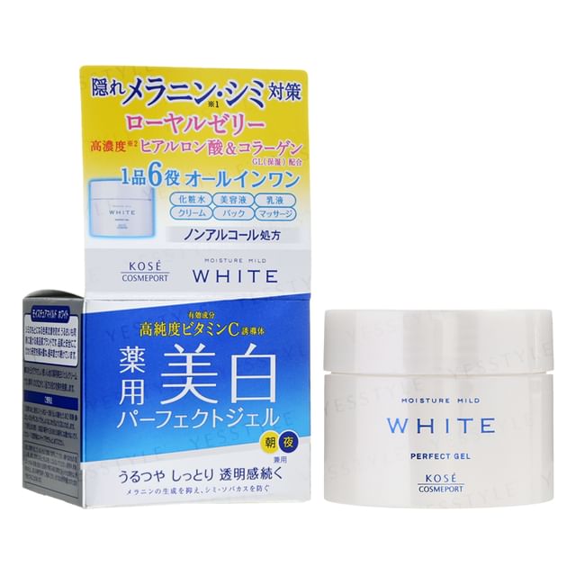 Kose Moisture Mild White Perfect Gel - 6-in-1 Medicated Brightening Care