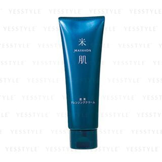 Kose Maihada Hadajun Skin Cleansing Cream bottle and creamy texture.