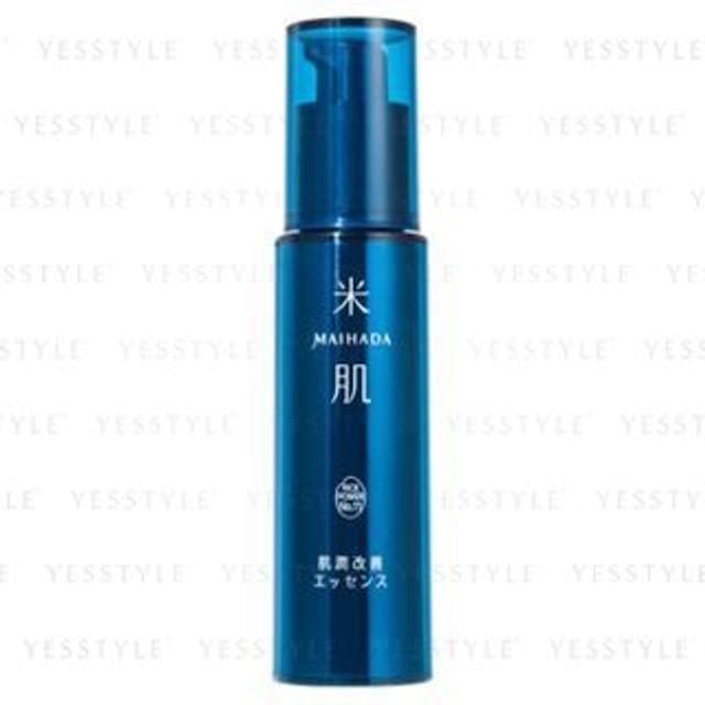 Kose Maihada Hadajun Improvement Essence bottle showing its radiant effect on skin.