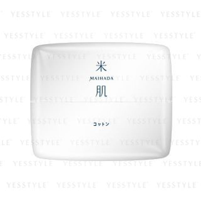 Kose Maihada Cotton pads in packaging, showcasing soft texture and premium quality.