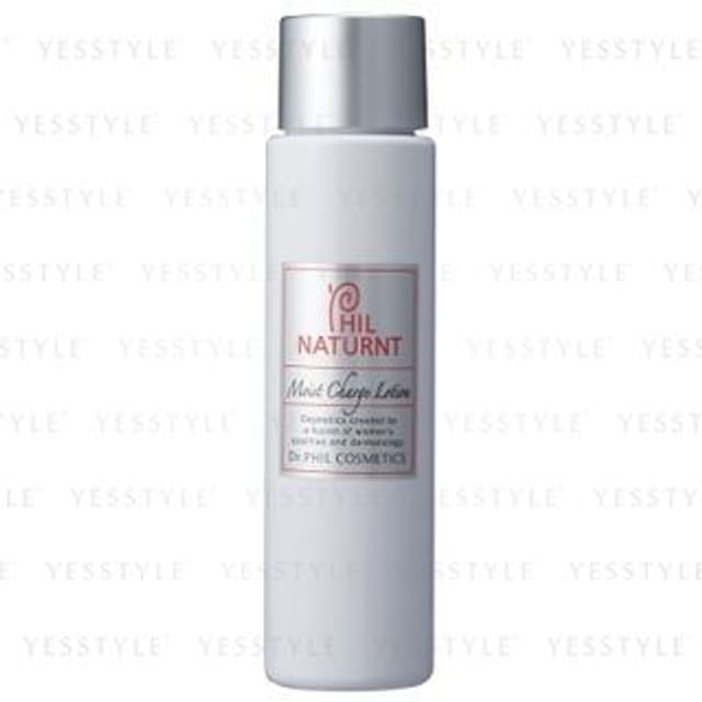Kose Phil Naturnt Moist Charge Lotion bottle on a clean, bright background.