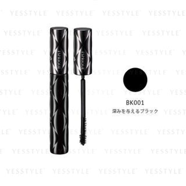 Kose Esprique Washable Mascara BK001 Deep Black - Intense, washable, and gentle on lashes