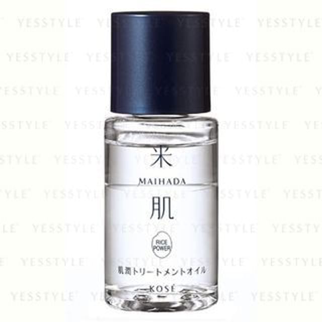 Kose Maihada Skin Facial Treatment Oil bottle and product texture.
