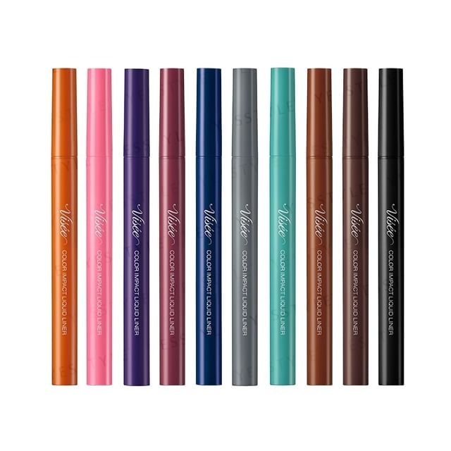 Kose Visee Color Impact Liquid Liner - Intense color payoff and long-lasting wear.