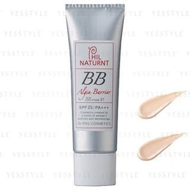 Kose Phil Naturnt Algin Barrier BB Cream SPF 25 PA+++ - Lightweight, Hydrating, and Protective BB Cream