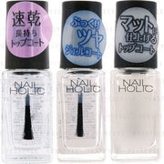 Kose Nail Holic Top Coat bottle showing its glossy finish.