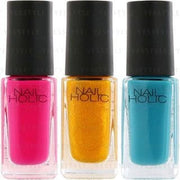 Kose Nail Holic Ethnic Color collection featuring a variety of vibrant nail polish shades inspired by global ethnic art.