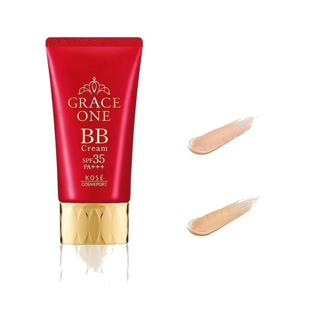 Kose Grace One BB Cream SPF 35 PA+++ - All-in-one anti-aging beauty balm for mature skin.