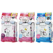 Kose Peanuts Snoopy S Carat Deodorant Powder Sheets - 40 Sheets, featuring Snoopy packaging.