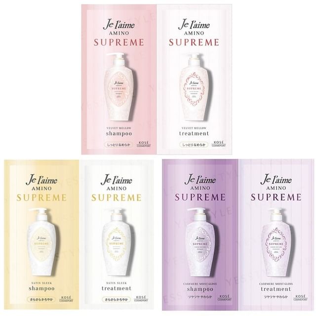 Kose Je l'aime Amino Supreme Shampoo & Treatment Sachet Travel Set