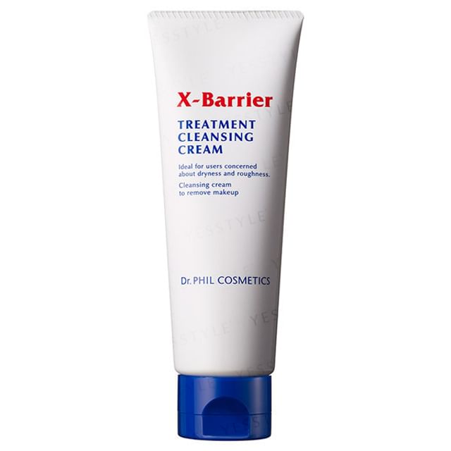 Kose Dr. PHIL Cosmetics X-Barrier Treatment Cleansing Cream - Gentle and Hydrating Makeup Remover for Sensitive Skin
