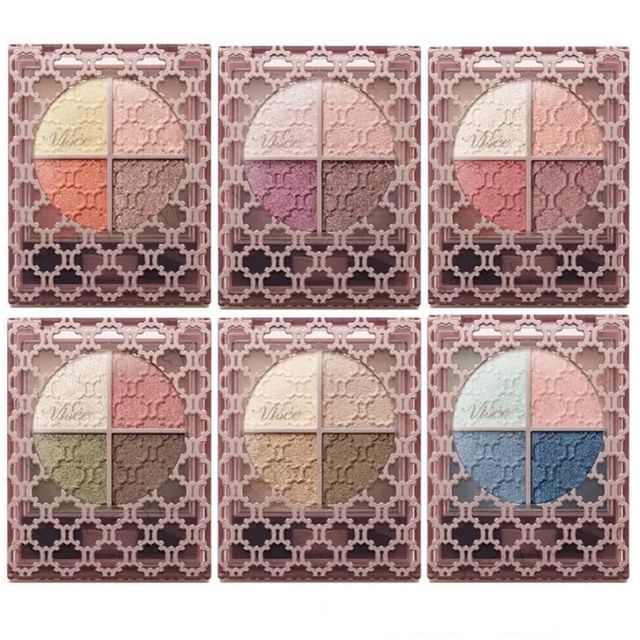 Kose Visee Fragrance Free Riche Glossy Rich Eyeshadow Palette
