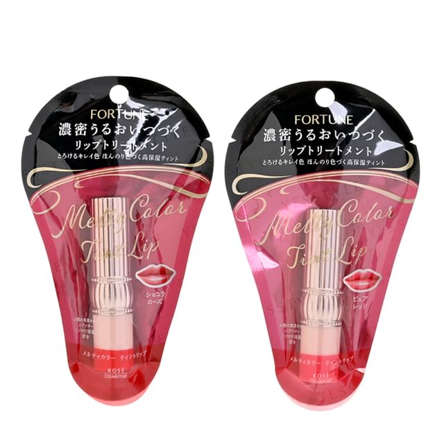 Kose Fortune Melty Color Tint Lip - Long-Lasting Hydrating Serum Balm