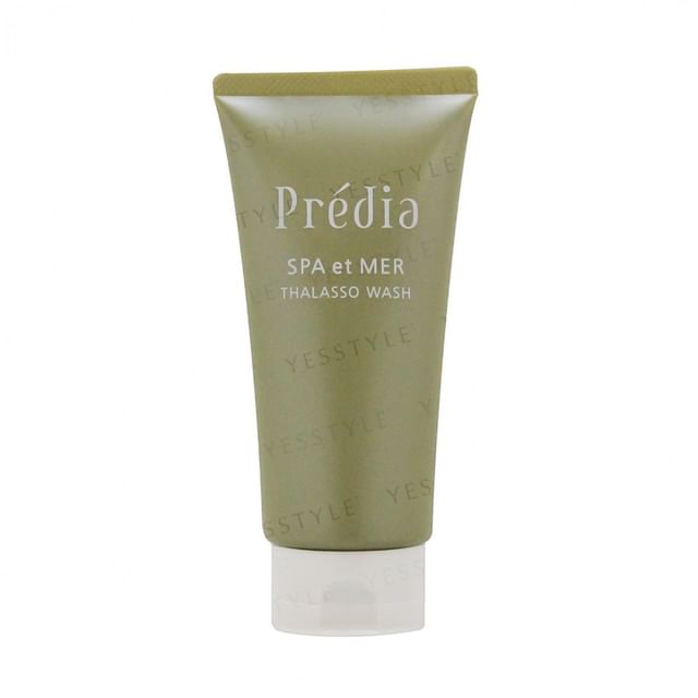 Kose Predia Spa et Mer Thalasso Wash bottle with marine-inspired background