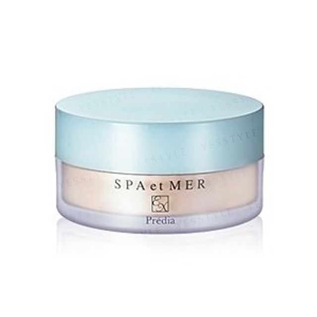Kose Predia Spa et Mer Loose Powder EX - Luxurious setting powder with marine extracts for a radiant, hydrated complexion.