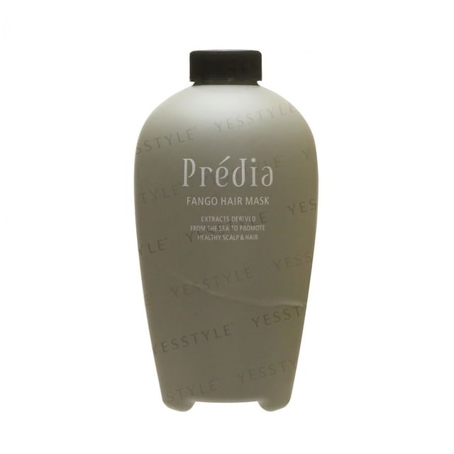 Kose Predia Fango Hair Mask N Refill packaging showcasing its natural ingredients and luxurious texture.