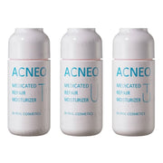 Kose Aceno Repair Moisturizer Jar and Product Application on Skin, Emphasizing Radiant and Youthful Results