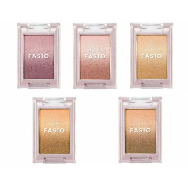 Kose Fasio Gradation Eye Color Palette - Swatches and Application