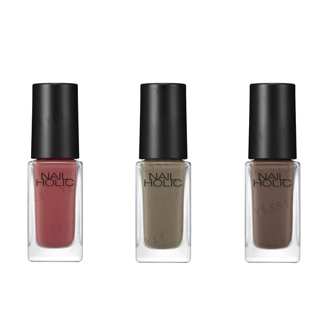 Kose Nail Holic Nostalgic Color Collection: A range of vintage-inspired nail polish shades.
