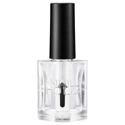 Kose Nail Holic 24_7 Top Coat 10ml bottle showing high-gloss finish on nails.