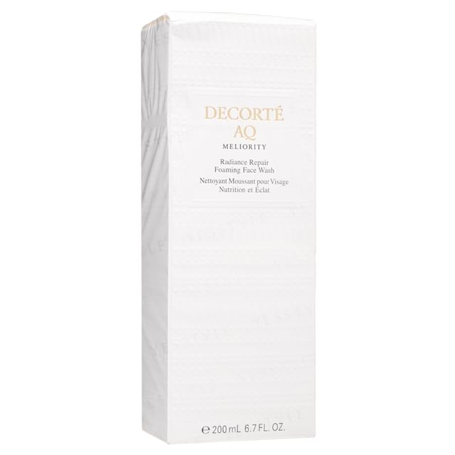 Kose DECORTE AQ MELIORITY Repair Foaming Wash N in its elegant packaging.