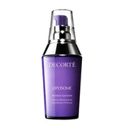 Kose DECORTE Liposome Moisture Essence bottle on a clean, bright background showcasing its luxurious packaging.