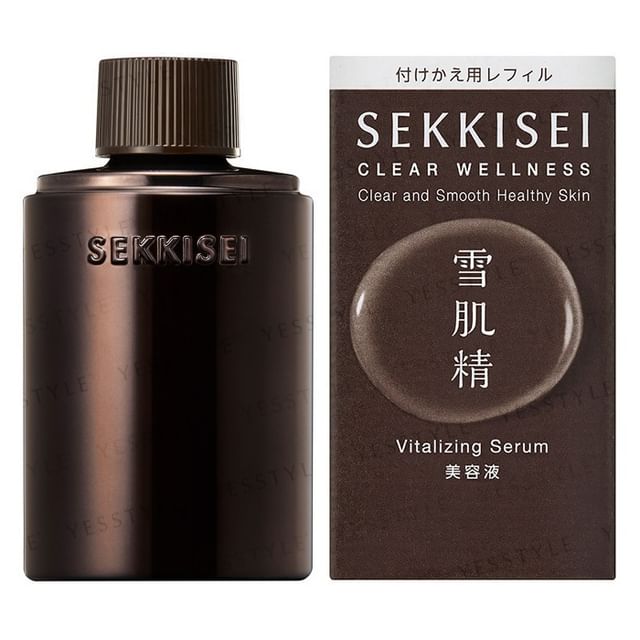 Kose Sekkisei Clear Wellness Vitalizing Serum Refill Pouch - Replenish your serum and maintain radiant, healthy skin.
