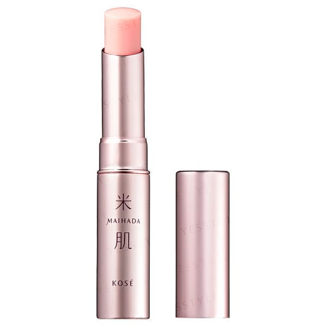Kose Maihada Shiny Drop Lip Essence Tint 01 Neutral Pink - Hydrating Lip Treatment with Natural Color