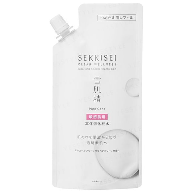 Kose Sekkisei Clear Wellness Pure Conc SS Refill packaging.