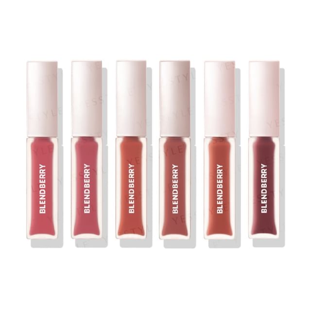 Kose Blend Berry Mousse Touch Tint Lip - [Shade Name] - Swatch on Lips
