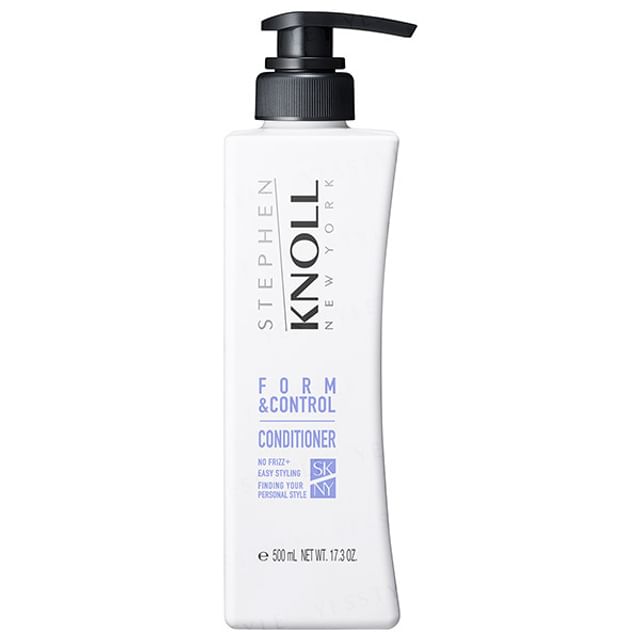 Kose Stephen Knoll Form & Control Conditioner W bottle on a clean background, highlighting its sleek design and product name.