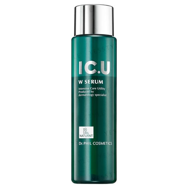 Kose Phil Naturnt IC.U W Serum bottle, showcasing its radiant and skin-brightening properties.